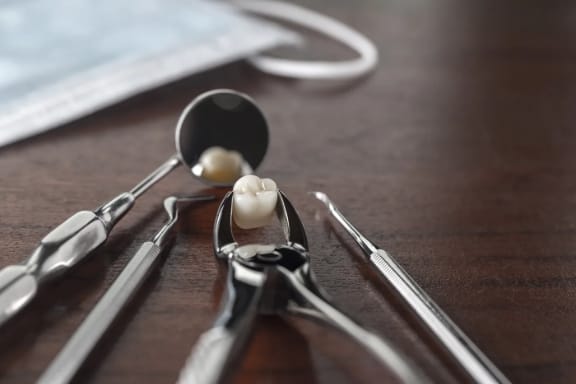 Dental instruments prepared for treatment
