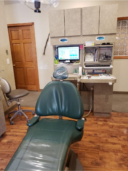 Keystone Dentistry sign in front of office